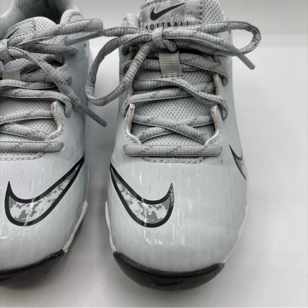 Nike Hyperdiamond 4 Keystone Big Kids White S: 13C FZ0919-002 Softball Cleats - Picture 10 of 16